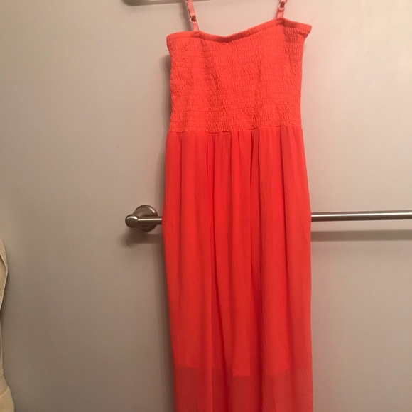 5th & Love Coral Long Maxi Dress - Picture 3 of 4